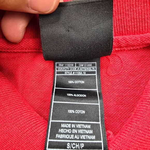 Houston Texans Polo Shirt Mens Small/ Medium Red Reebok NFL Football Embroidered - Picture 8 of 9